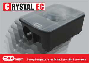 Crystal - DEPLIANT E BROCHURE ECORODENT® - ECORODENT® è un Marchio Osd - Leader nel Controllo Roditori
